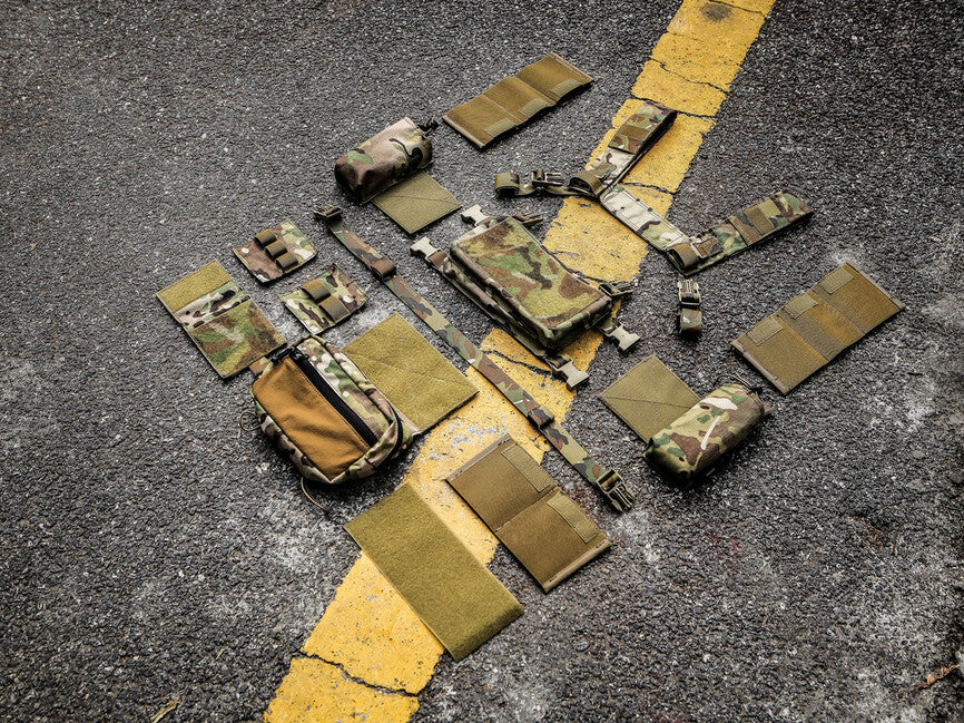 Emersongear Micro Fight Chissis MK3 Chest rig 500D, coyote