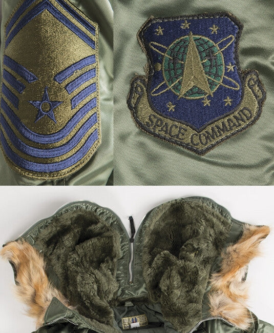 Mil-Tec N-2B CORINGTH pilotska jakna s kapuljačom, sage green