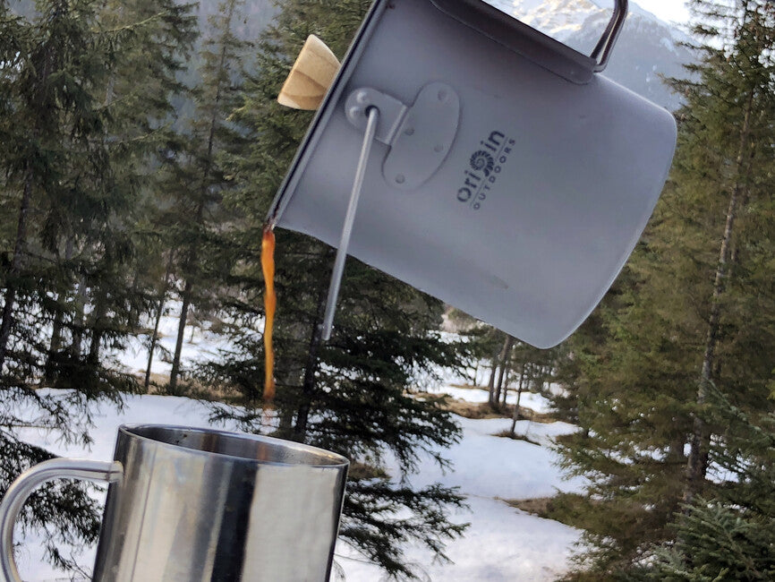 Origin Outdoors Titanium French Press 3 u 1 750 ml