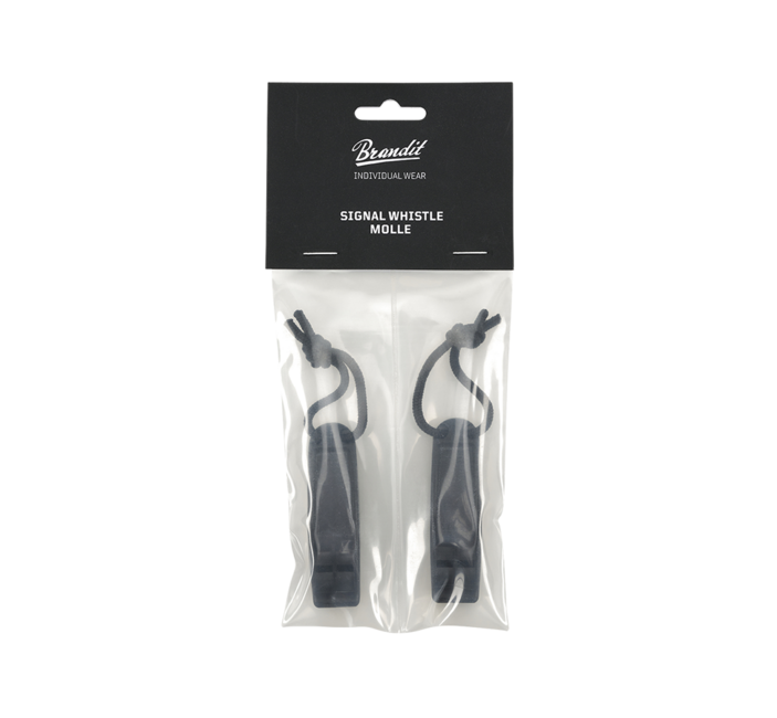 Brandit MOLLE signalna pištaljka 2 pack, crna