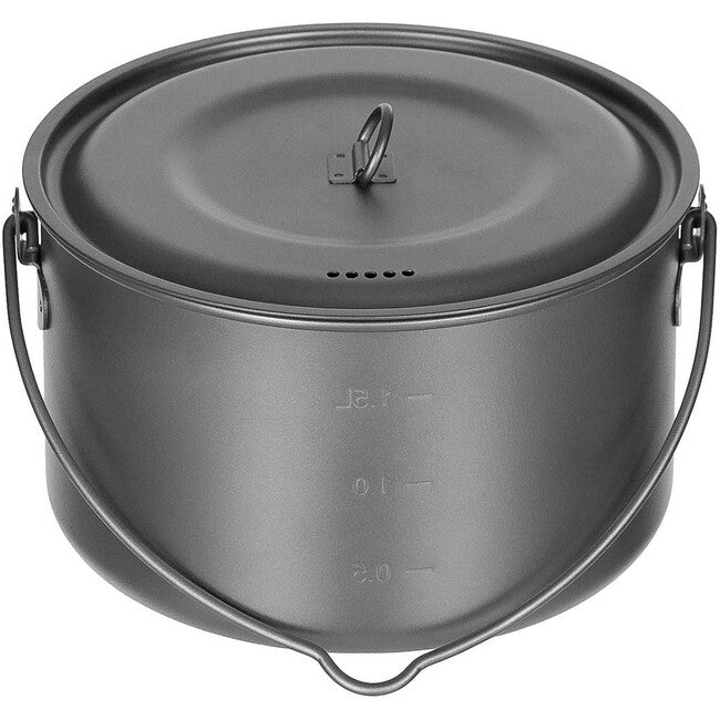 Fox Outdoor titanijski lonac s poklopcem, cca 1,95 L