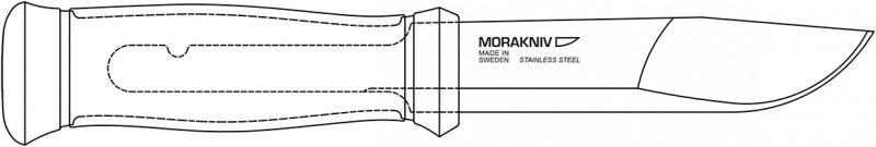 Mora of Sweden Outdoor 2000 nož, maslinasto zeleni
