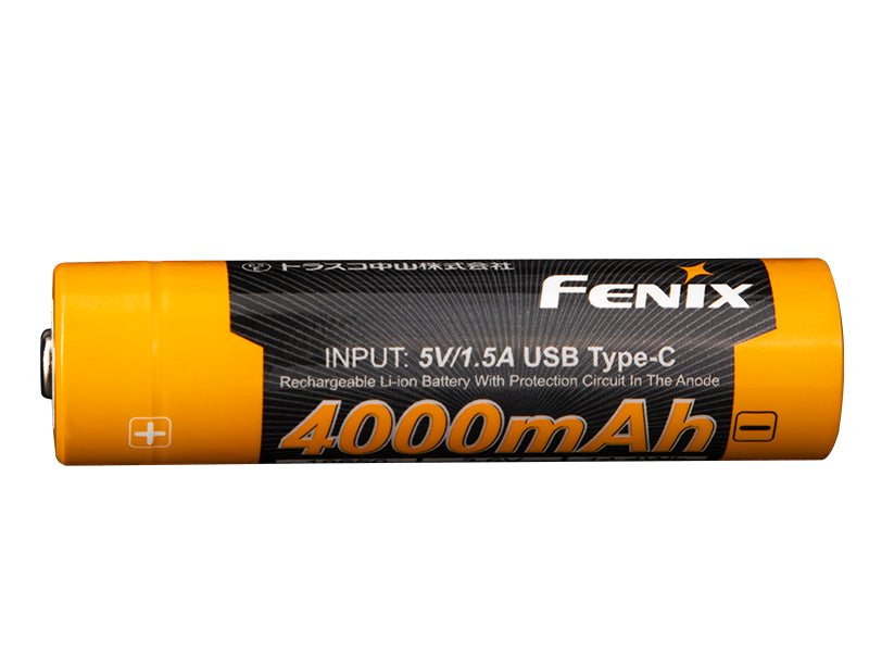 Fenix 18650 punjiva USB-C baterija 4000 mAh (Li-Ion)