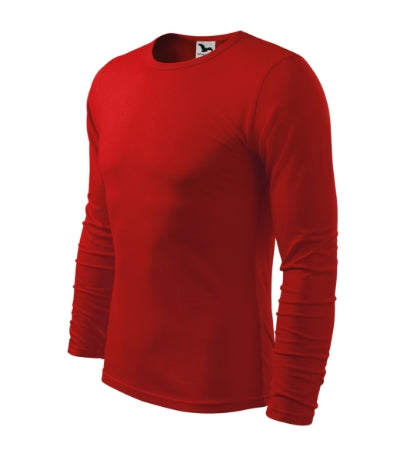 Malfini Fit-T LS muška majica s dugim rukavom, crvena