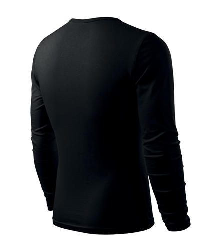 Malfini Fit-T majica s dugim rukavom 160g/m2, crna
