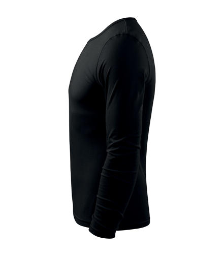Malfini Fit-T majica s dugim rukavom 160g/m2, crna