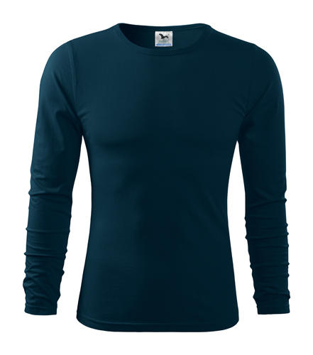 Malfini Fit-T majica s dugim rukavom 160g/m2, tamnoplava