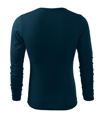 Malfini Fit-T majica s dugim rukavom 160g/m2, tamnoplava