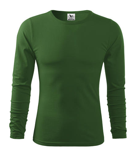 Malfini Fit-T majica s dugim rukavom 160g/m2, zelena