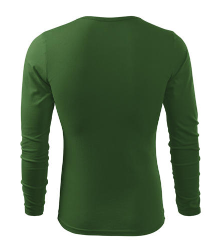 Malfini Fit-T majica s dugim rukavom 160g/m2, zelena