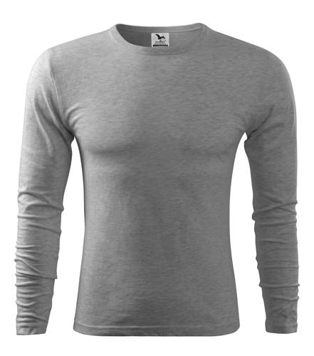 Malfini Fit-T majica s dugim rukavom 160g/m2, siva