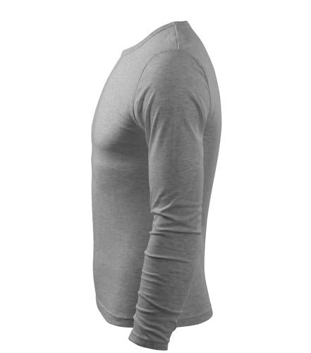 Malfini Fit-T majica s dugim rukavom 160g/m2, siva