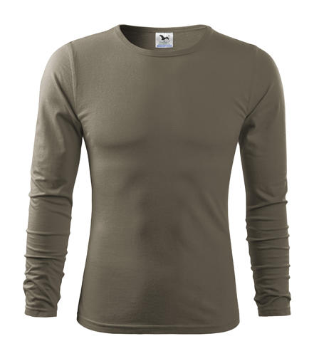 Malfini Fit-T majica s dugim rukavom 160g/m2, army
