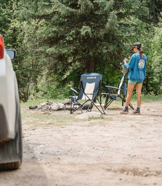 Klymit Switchback kamping stolica, plava