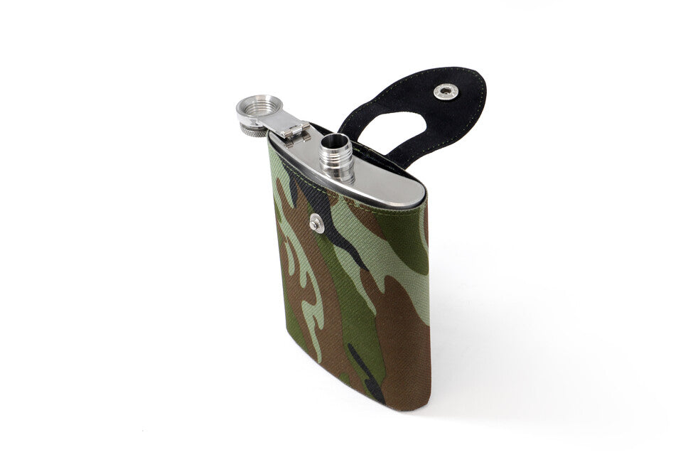 Origin Outdoors Classic pljoska s torbicom za remen 227 ml, kamuflažna