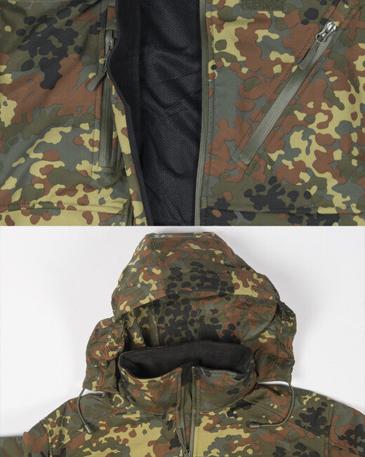 Mil-Tec SCU 14 softshell jakna, flecktarn