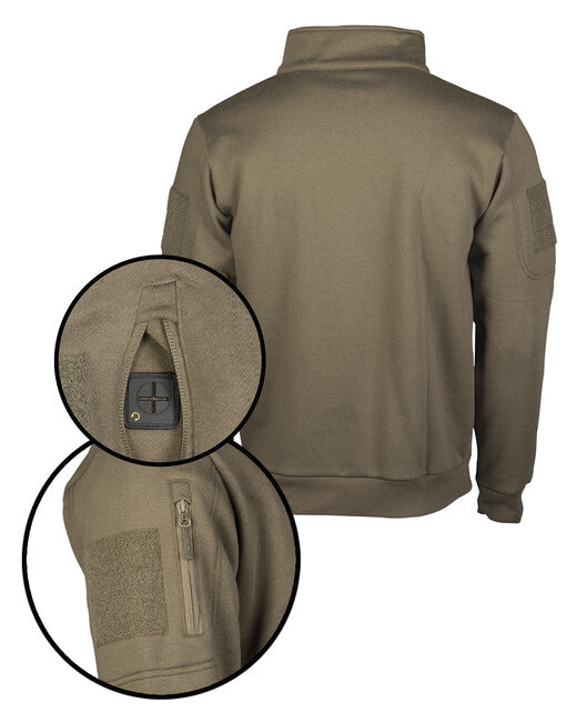 Mil-Tec pulover taktički bez kapuljače, ranger green