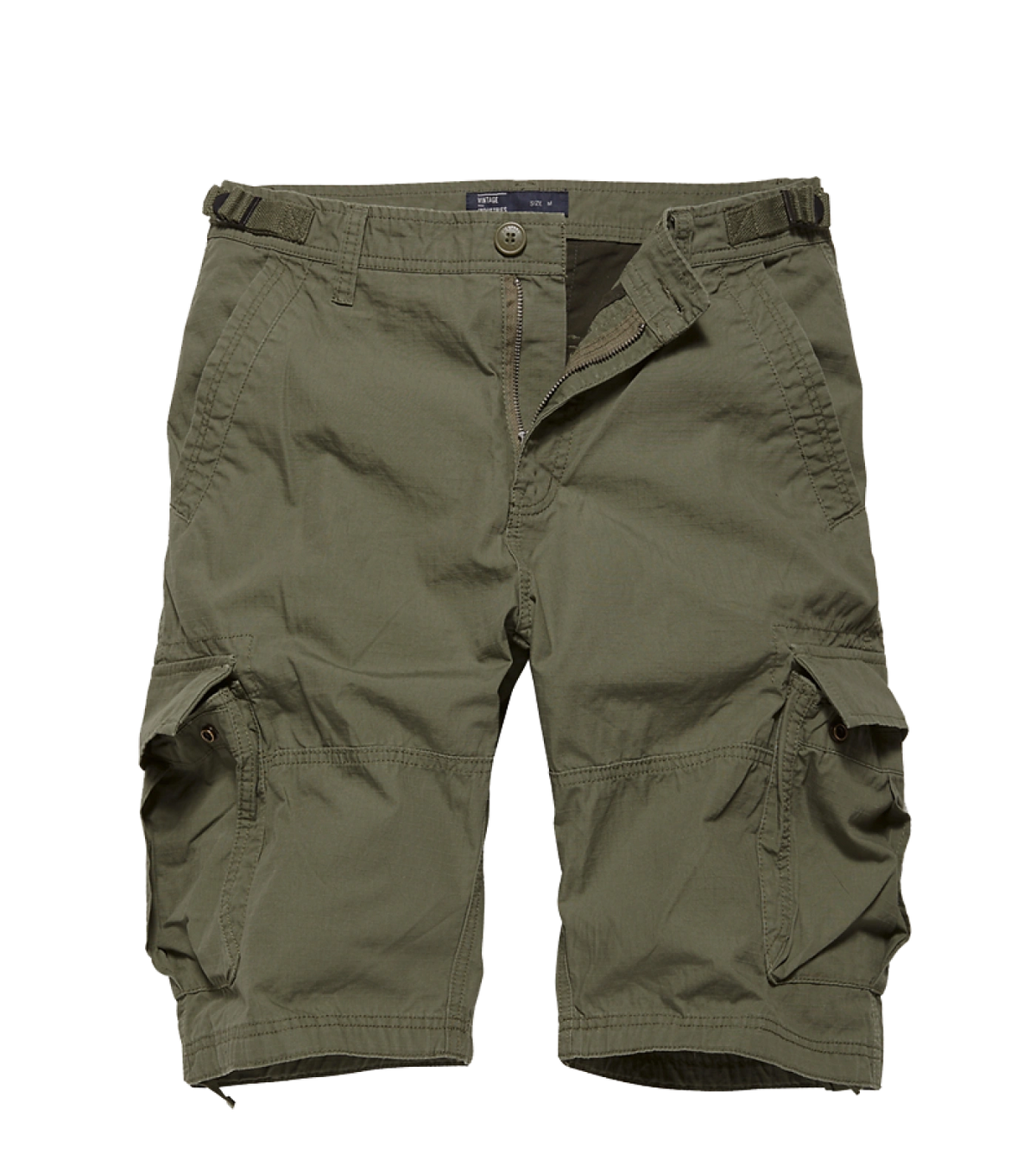 Vintage Industries Terrance šortky, dark khaki