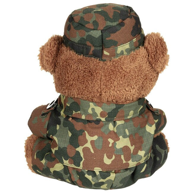 MFH Medvjedić u uniformi, BW camo, cca 28 cm