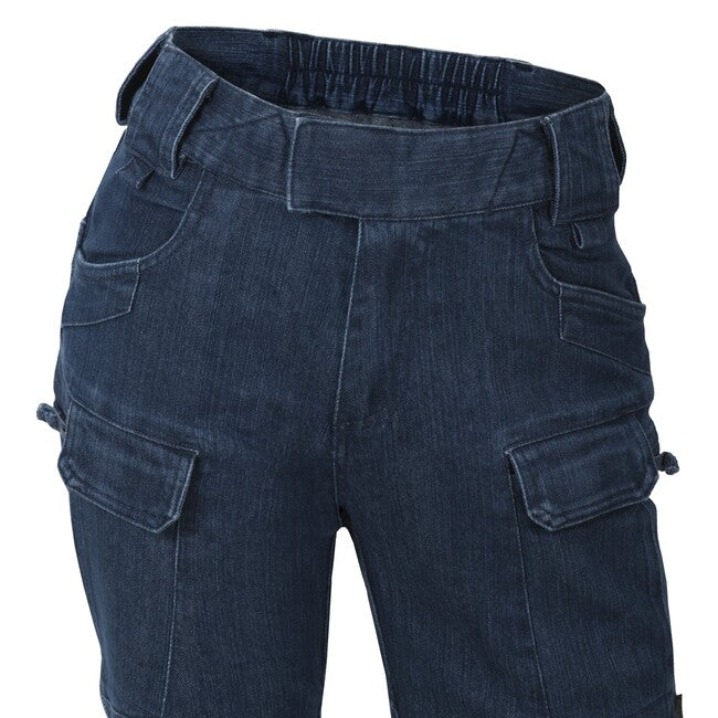 Helikon-Tex UTP Resized gradske taktičke hlače ženske Denim Stretch Gradske, Marine Blue