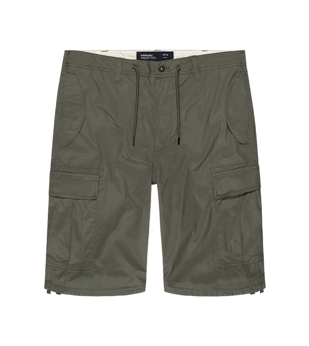 Vintage Industries Porter cargo šortky, misty olive