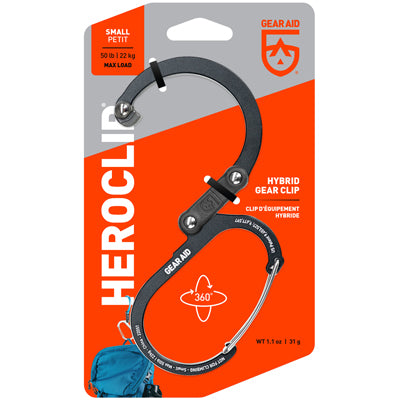 GearAid karabiner, crni, S