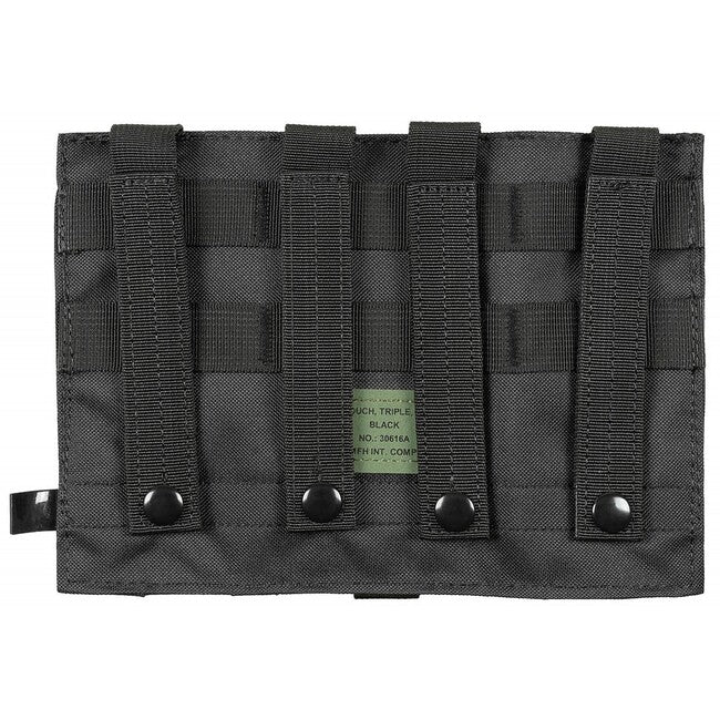MFH triple MOLLE torba, crna