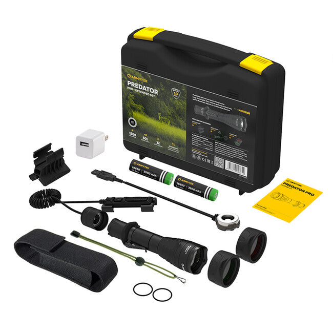ArmyTek Predator Pro Magnet USB Extended set taktički, topla bijela