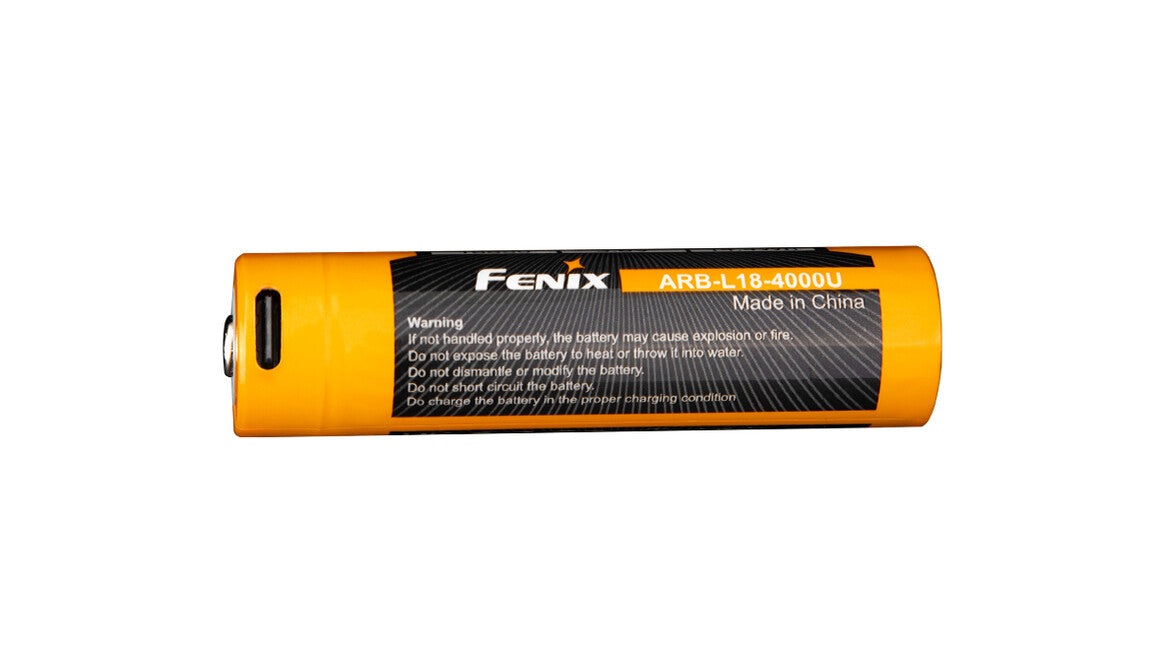 Fenix 18650 punjiva USB-C baterija 4000 mAh (Li-Ion)