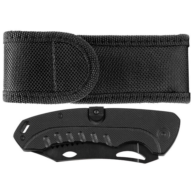 Fox Outdoor Jack jednoručni nož 2 u 1, crni, ručka G10