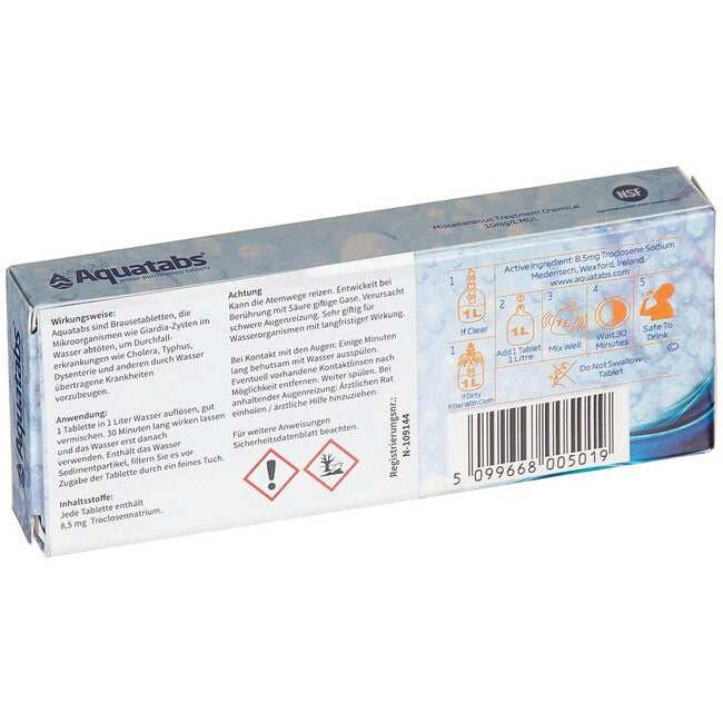 MFH Medentech Aquatabs dezinfekcija vode, 50 tableta