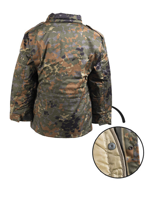 Mil-Tec M65 jakna US dječja s uloškom, flecktarn