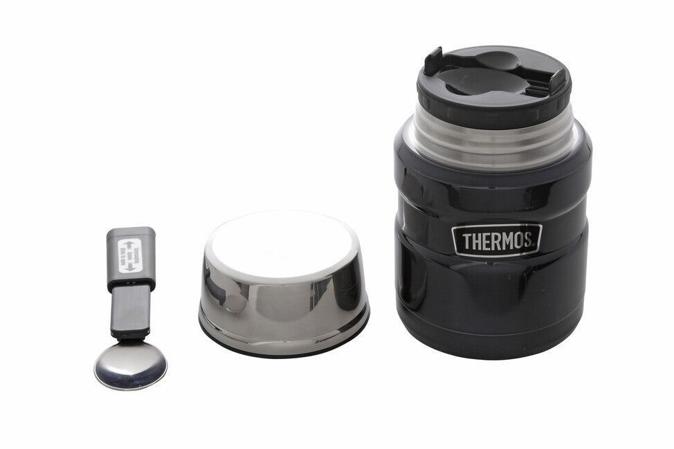 Thermos King posuda za hranu sa žlicom, tamnoplava, 0,47 l