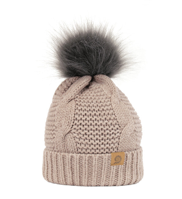 Origin Outdoors Bobble kapa Merino, bež