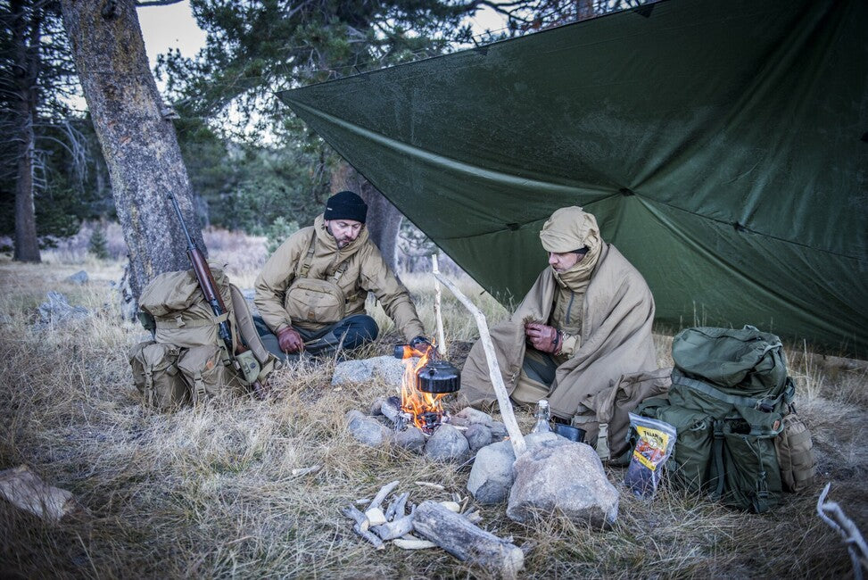Helikon-Tex cerada za zaklon Polyester Ripstop, PL Woodland