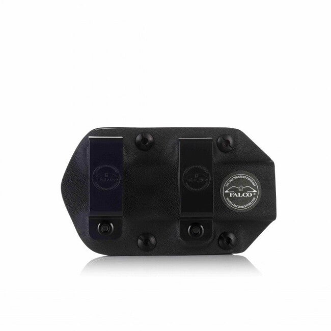 Falco Kydex Horizontálne puzdro F905 2021 na jeden zásobník kompatibilné so zásobníkmi Glock 19, čierne ľavé