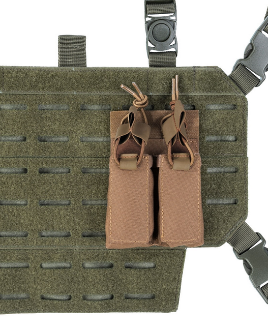 Mil-Tec OD Double brzoučvršćena pištoljska torbica, Coyote
