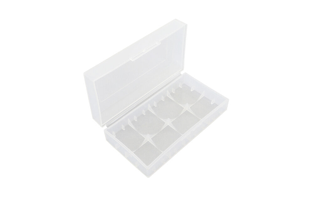 BasicNature kutija za baterije za 2 x 18650 baterije, prozirna