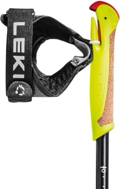 LEKI XTA 6.5 Vario Jr. skijaški štapovi, crno-bijelo-neonska žuta, 125 - 145 cm