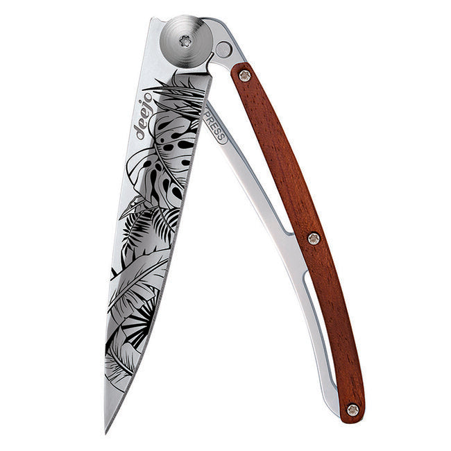 Deejo Tattoo Mirror sklopivi nož coralwood Jungle