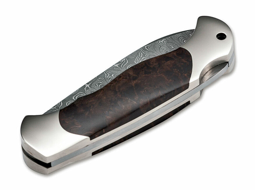 BÖKER® Scout Spearpoint džepni nož damast, 7,9 cm, brezovo drvo