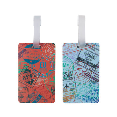 Travelon Passport stamps set oznaka za prtljagu, 2 kom