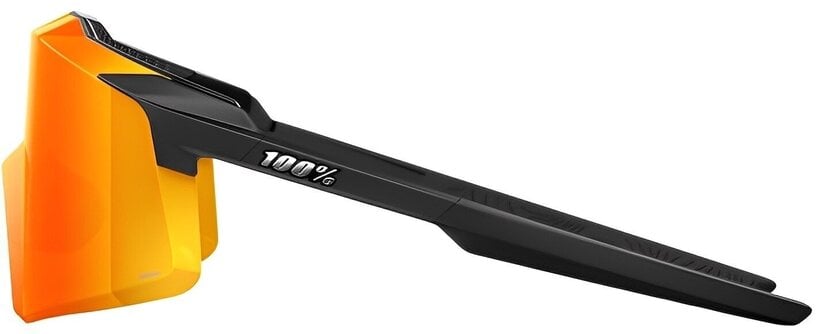 100% Aerocraft sunčane naočale Soft Tact Black, HiPER Red Multilayer Mirror