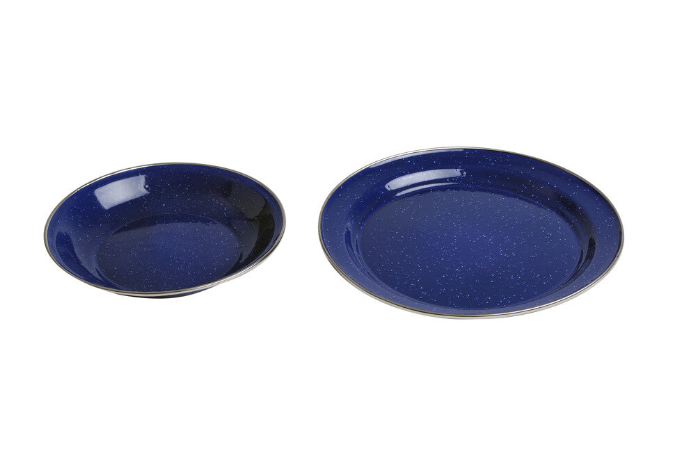 Origin Outdoors emajlirani tanjur plitki, plav, 26 cm