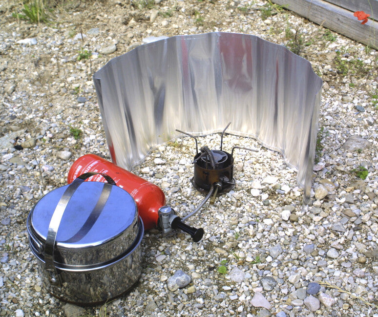 Origin Outdoors aluminijski vjetrobran na rolanje 24 cm visok