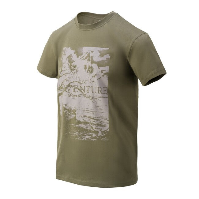 Helikon-Tex majica Adventure Is Out There, Olive Green