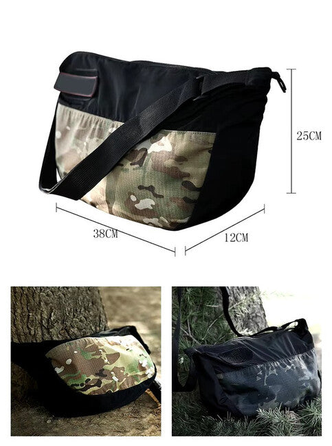 DRAGOWA Tactical Helix torba na rameno, CP black