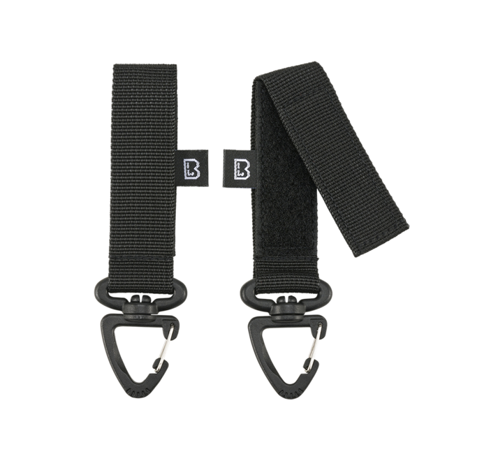 Brandit MOLLE karabiner 2 pack, crni