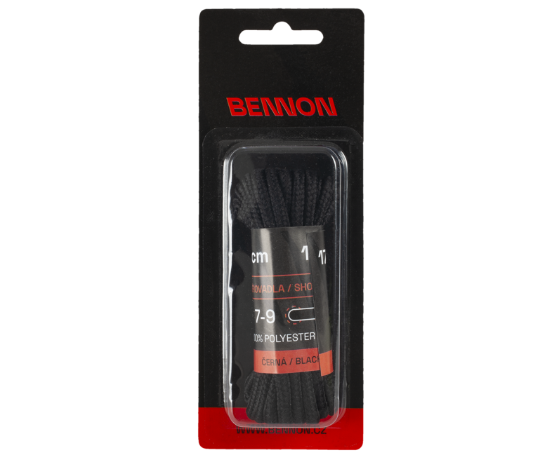BENNON Laces Black Box vezice za cipele 170 cm