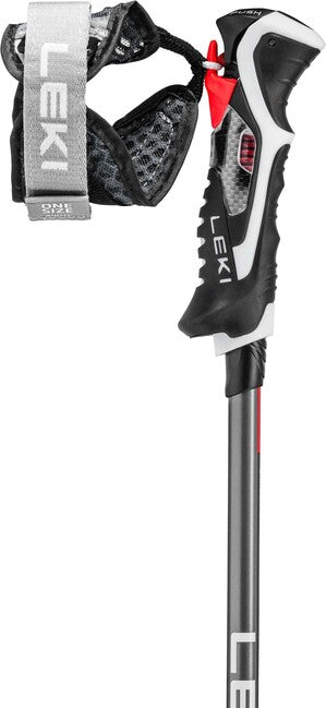 LEKI Carbon 14 3D skijaški štapovi za spust, crna/tamna antracitna/svjetlocrvena